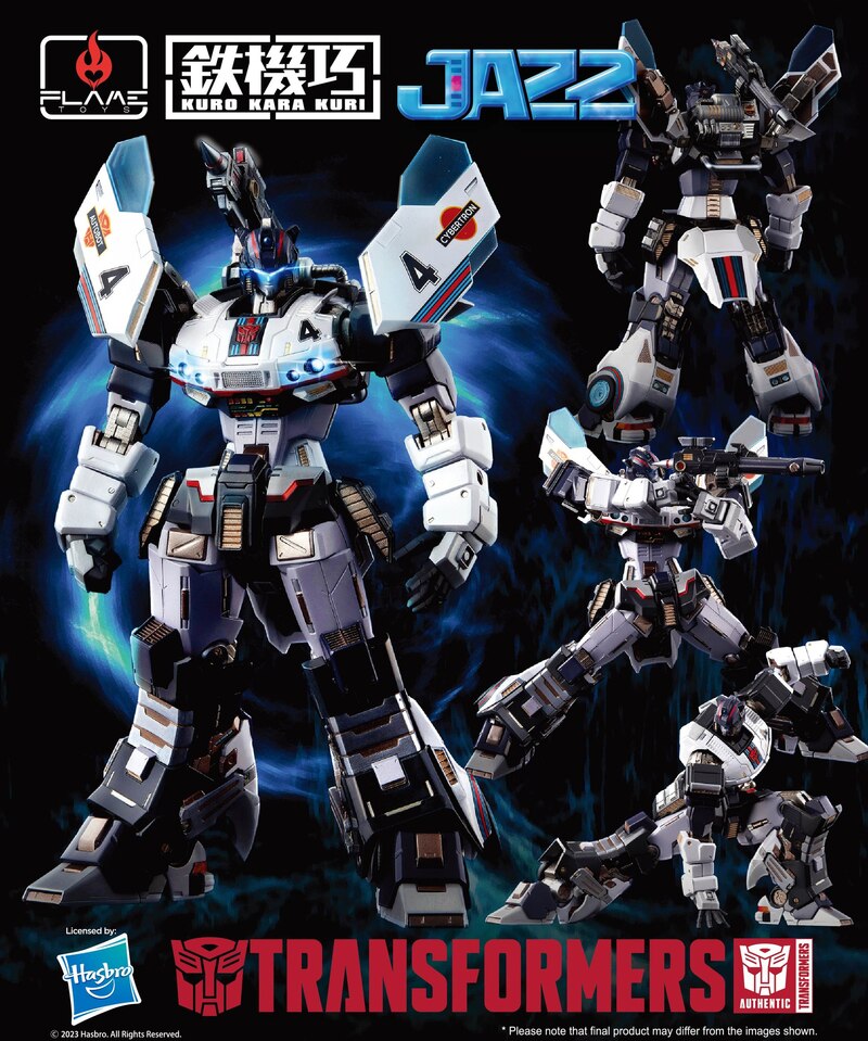 Movable Flame Toys Kuro Kura Kuri Jazz Action Figure New In